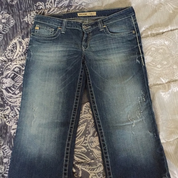 Low rise blue jeans - Picture 2 of 2